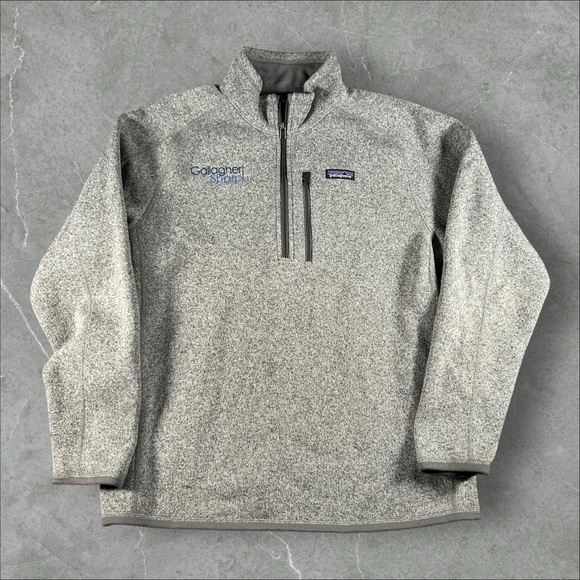 Patagonia Other - Patagonia Better Sweater Mens Large Grey 1/4 Zip Fleece Cozy Pullover Sweatshirt